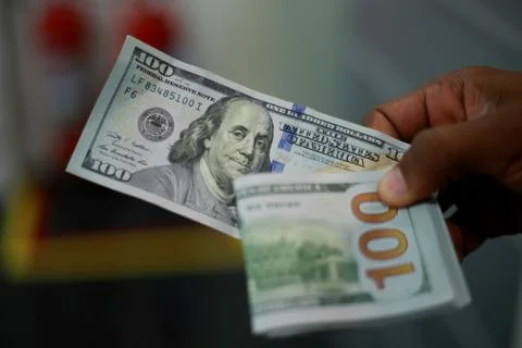 Amercan dollar cedules Stock Photos