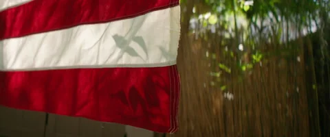 Amercian Flag Stock Footage 158818820