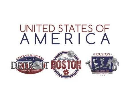 America emblem Ilustração Stock