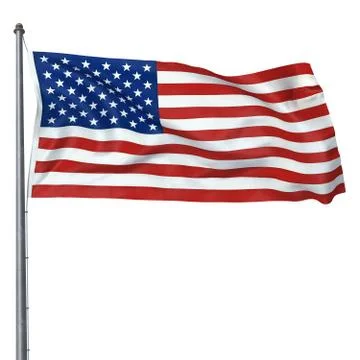 America flag Stock Illustration