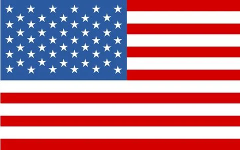 America flag Stock Illustration