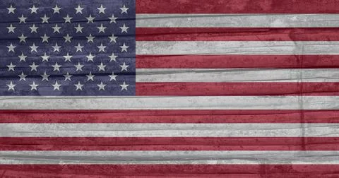 America flag texture for background Stock Photos