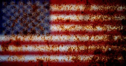America flag texture for background Stock Photos