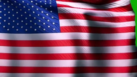 America flying flag Stock Footage 285076840