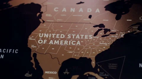 America Map 3 Video stock 56452531