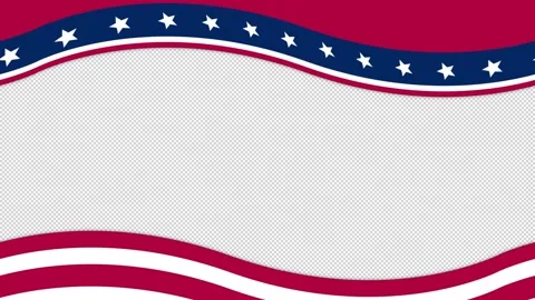 America Video Transition Frame 4 Stock Footage 201470743