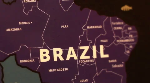 America On World Map 21 Stock Footage 56616400