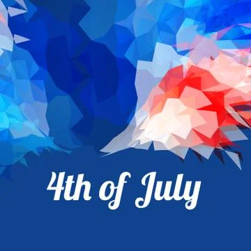 American 4th of july background Stock Illustration