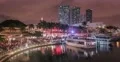 American Airlines Area at night, time-lapse, Miami 4k or 4k+ Resolution