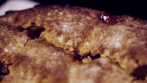 American As Apple Pie Slice Plates Picnic Table Dessert Wedge Mouth Watering Stock Footage 95524382