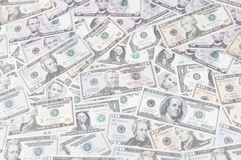 American banknotes Stock Photos