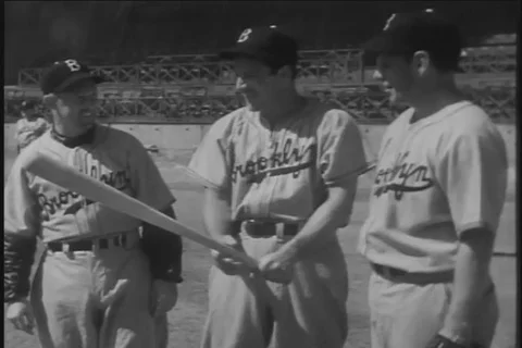 American Baseball - Brooklyn Dodgers Spring Training in Cuba 1941 Stock Footage 115141452