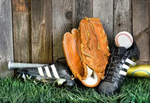 American Baseball Time. Stock Photos