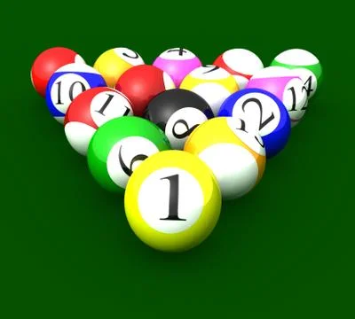 American billiards Stock Illustration