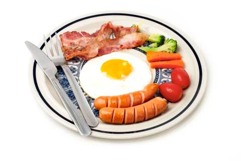 American breakfast Foto stock