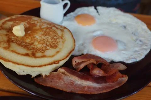 American Breakfast Foto stock