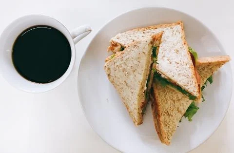 American breakfast Stock Photos