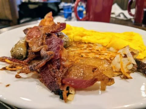 American Breakfast Stock Photos
