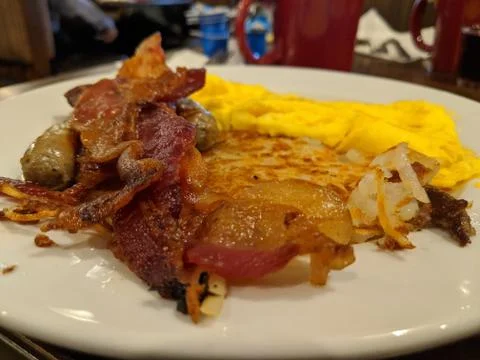 American Breakfast Stock Photos