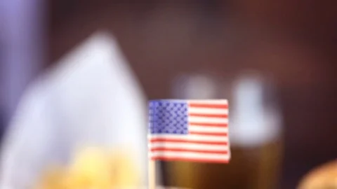 American Burger  Stock Footage 72621541