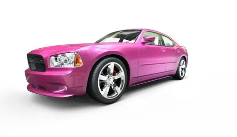 American Car Stock Illustration