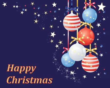 American christmas Illustrazione stock