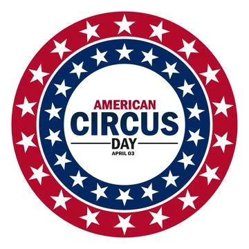American Circus Day, background Stock-Illustration
