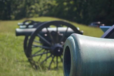 American Civil War Cannons Stock Photos