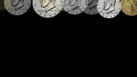 American coins Stock-Footage 844285