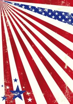 American cool dirty background. Stockillustratie