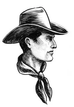 American cowboy Stock Illustration