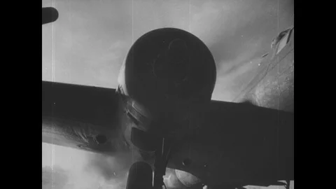 American crew prepare bomber Stock Footage 103377041