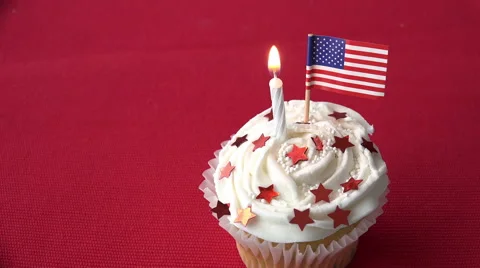 American cupcake Stock Footage 50813517