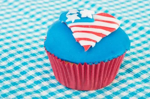 American cupcake Stock Photos