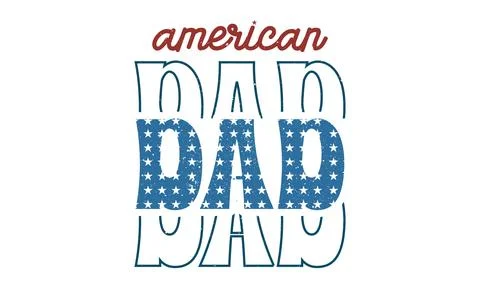 American Dad Stock Illustration