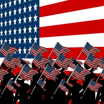 American day Stock Illustration