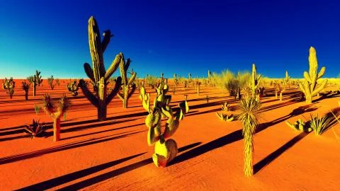 American desert Stock-Illustration