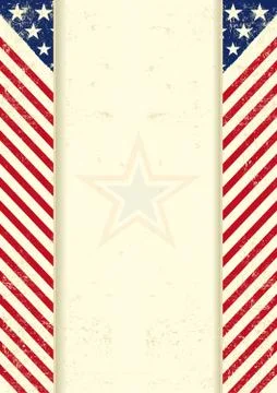 American dirty frame Stock Illustration