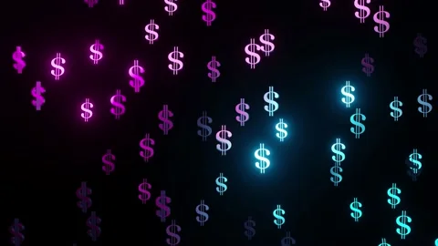 American dollar animation. Stock Footage 147116018