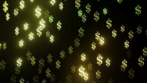 American dollar animation. Stock Footage 147116032