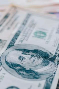 American Dollar Banknotes Stock Photos