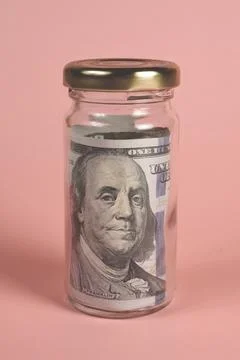 American dollar bill, saving concept Stock Photos