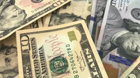 American dollar coin Stock Footage 146755953