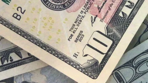 American dollar coin Stock Footage 146755957