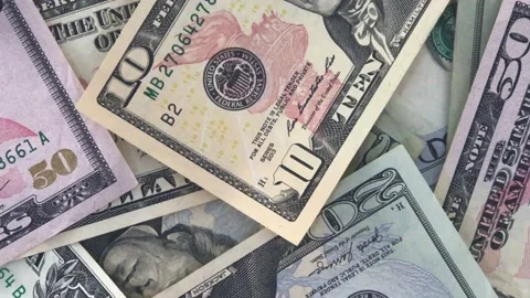 American dollar coin Stock Footage 146756026