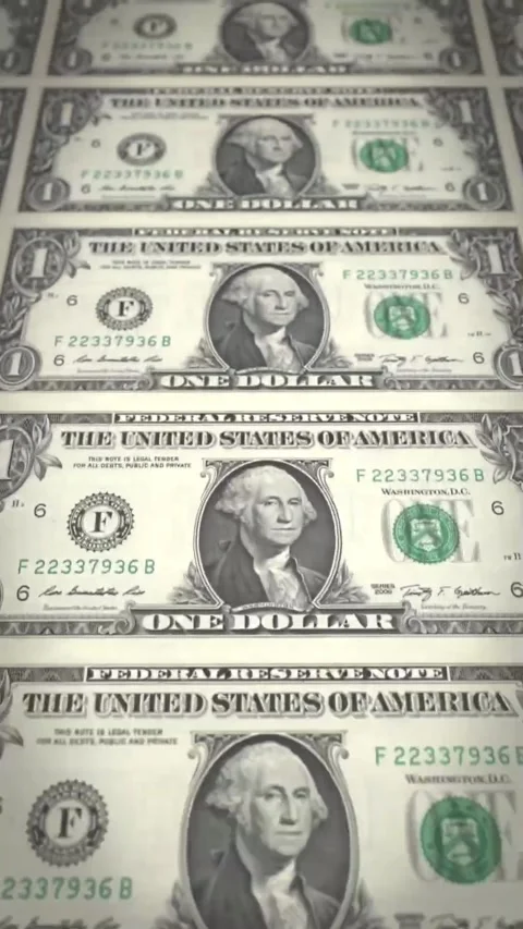 American dollar currency Stock Footage 323942076