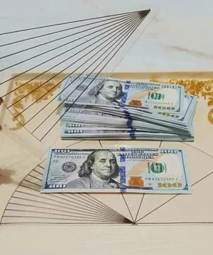 American dollar currency Stock Photos