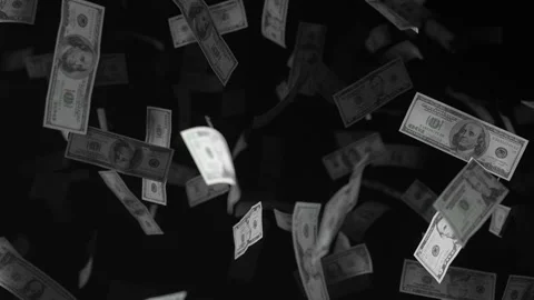 American dollar falling Stock Footage 154015430