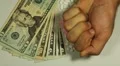 American Dollar USD, Counting Drugs and Money, Health Care, Colorful Pills HD Footage