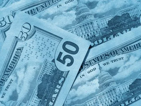 American dollars background Stock Photos